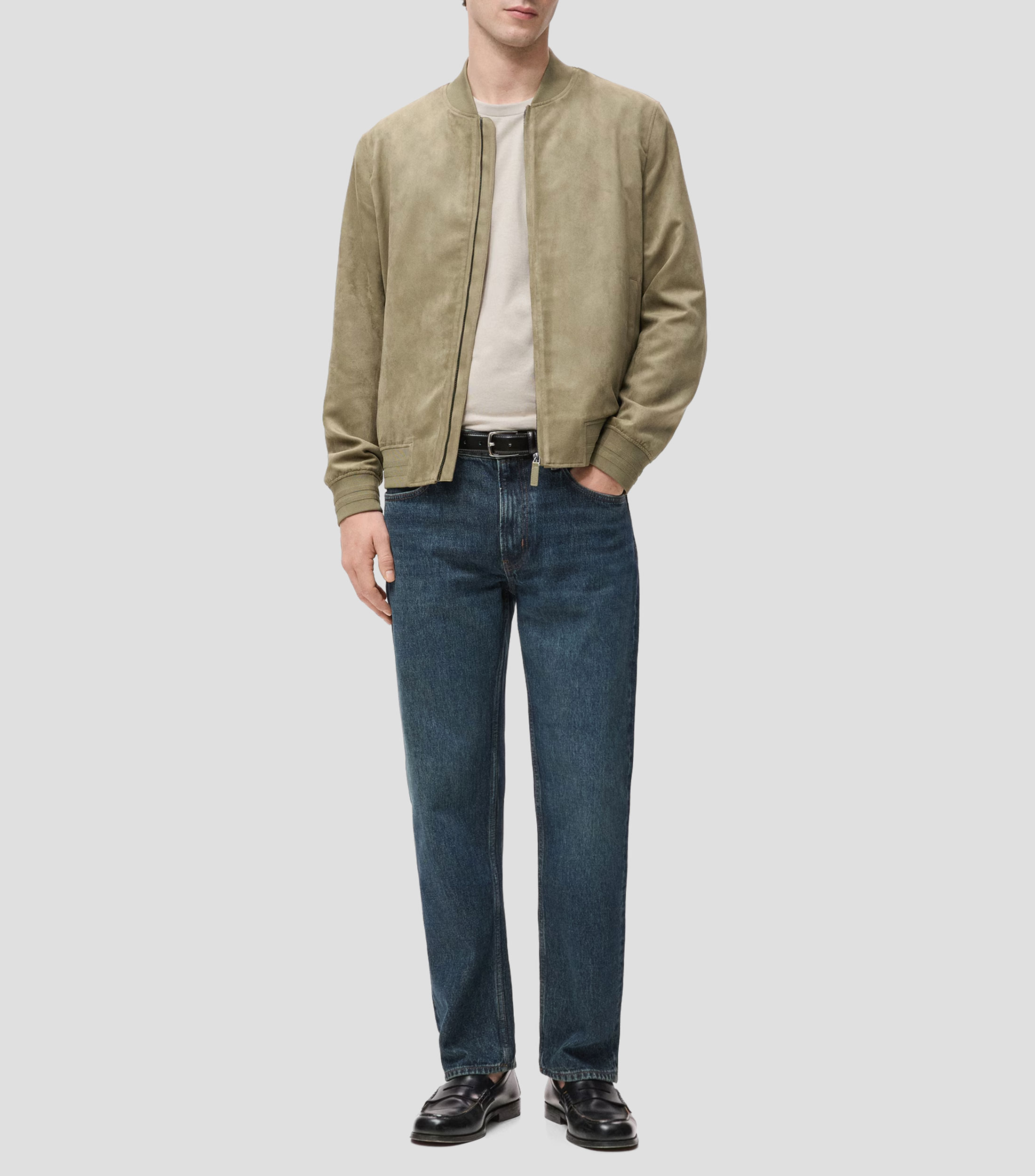Pantalón jogger pespuntes decorativos Mujer